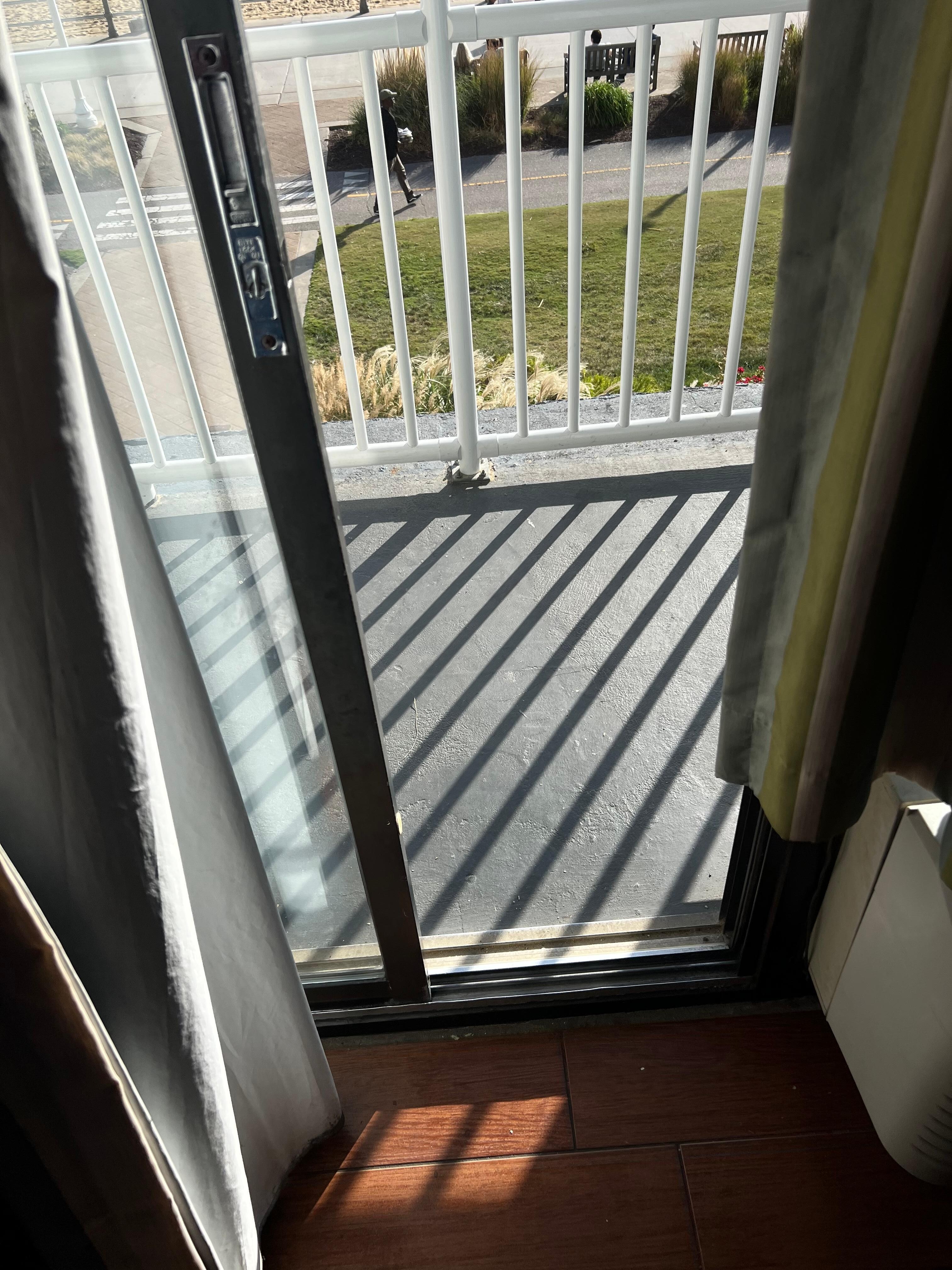 Hard to open door