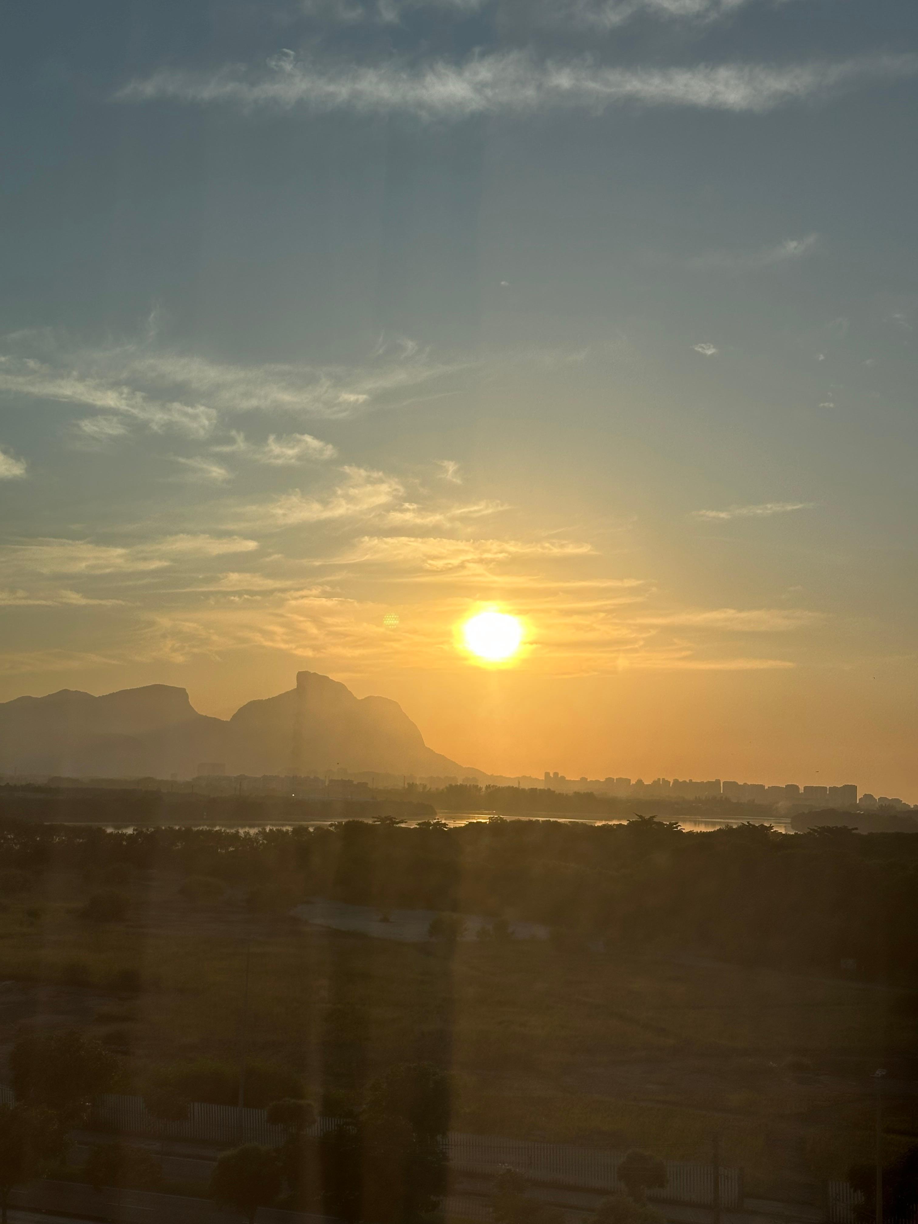 Vista da janela manhã 