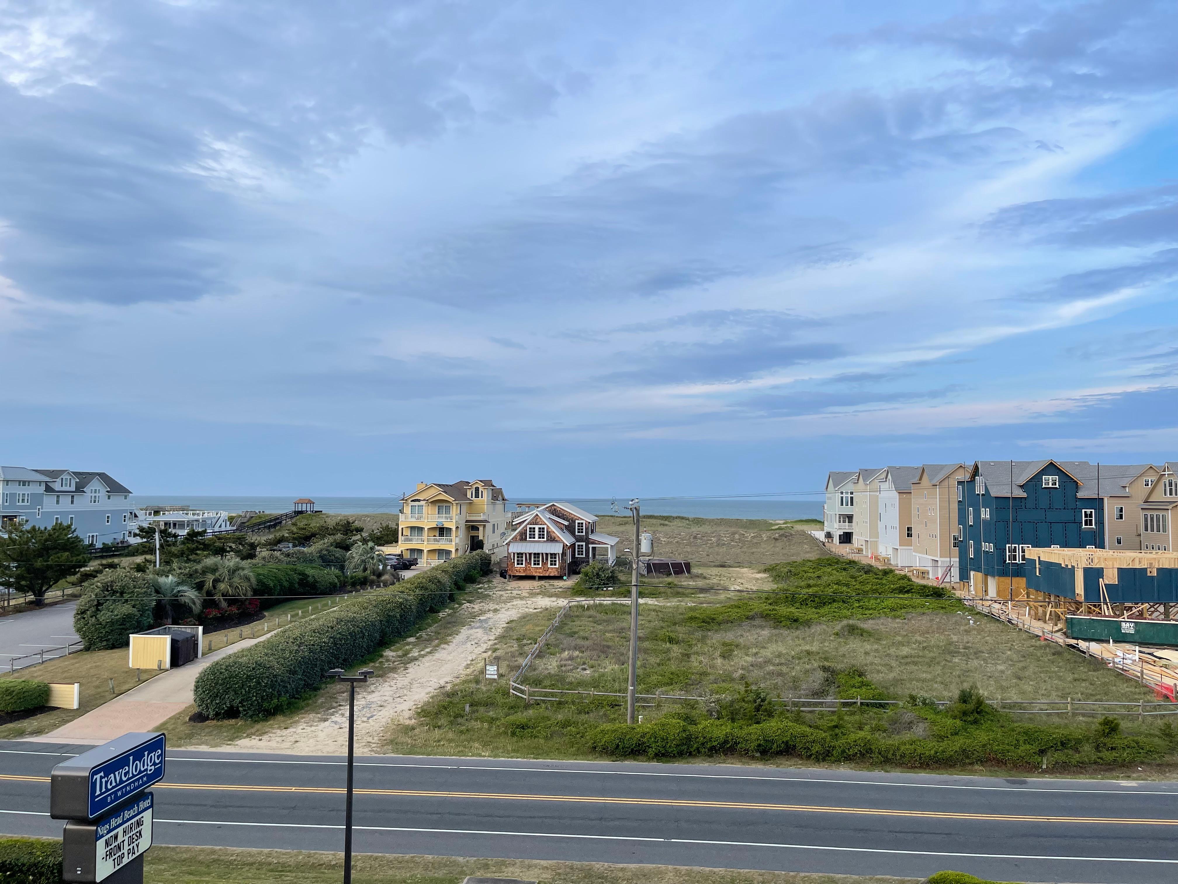 Ocean view from balcony