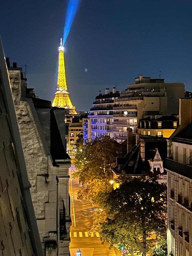 Vista nocturna desde mi ventana