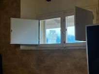 View of the leaning Tower from the upper floor room.