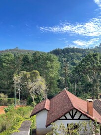 Vista incrível da montanha