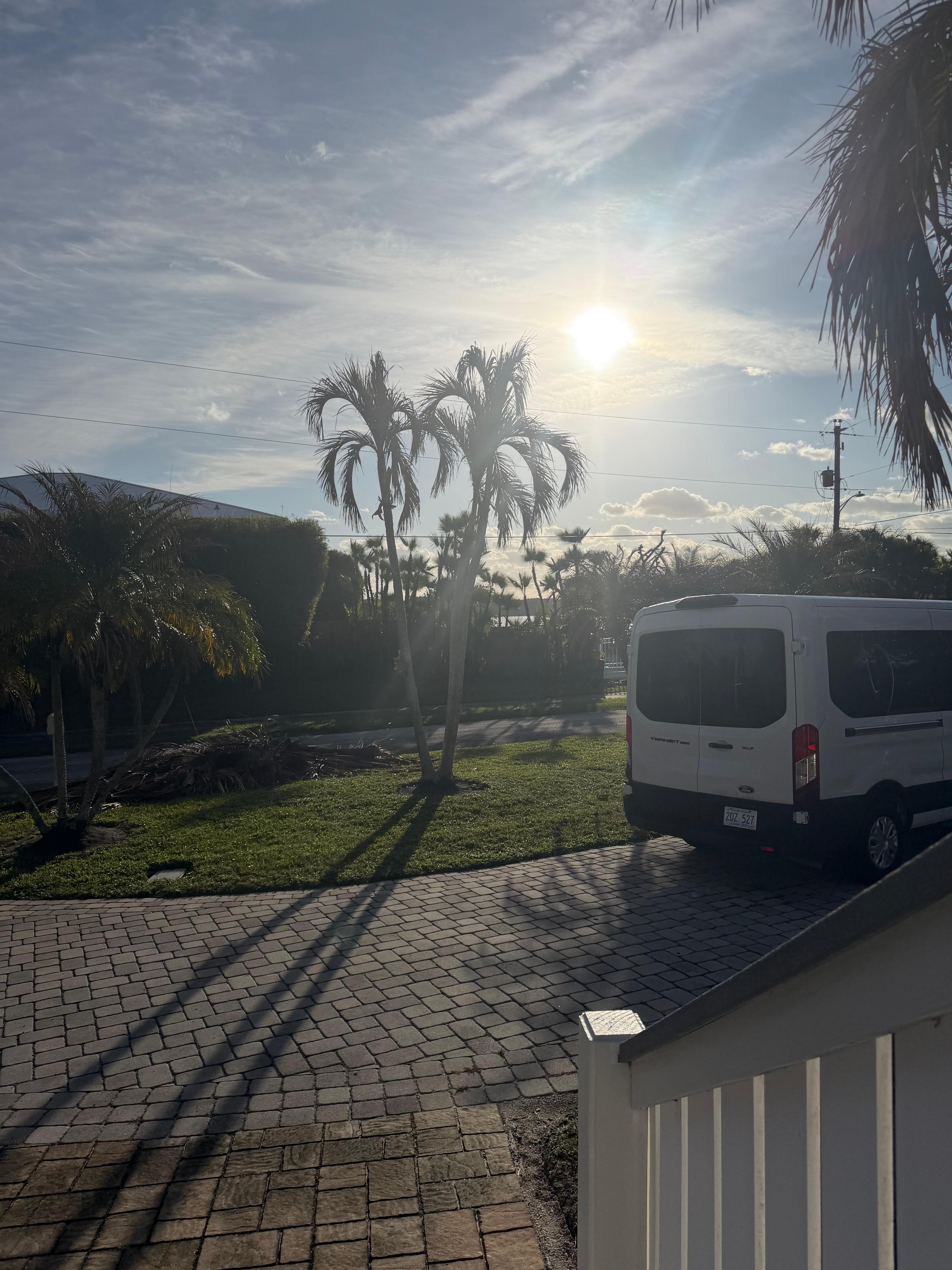 The van is ours but shows how beautiful the area is. 