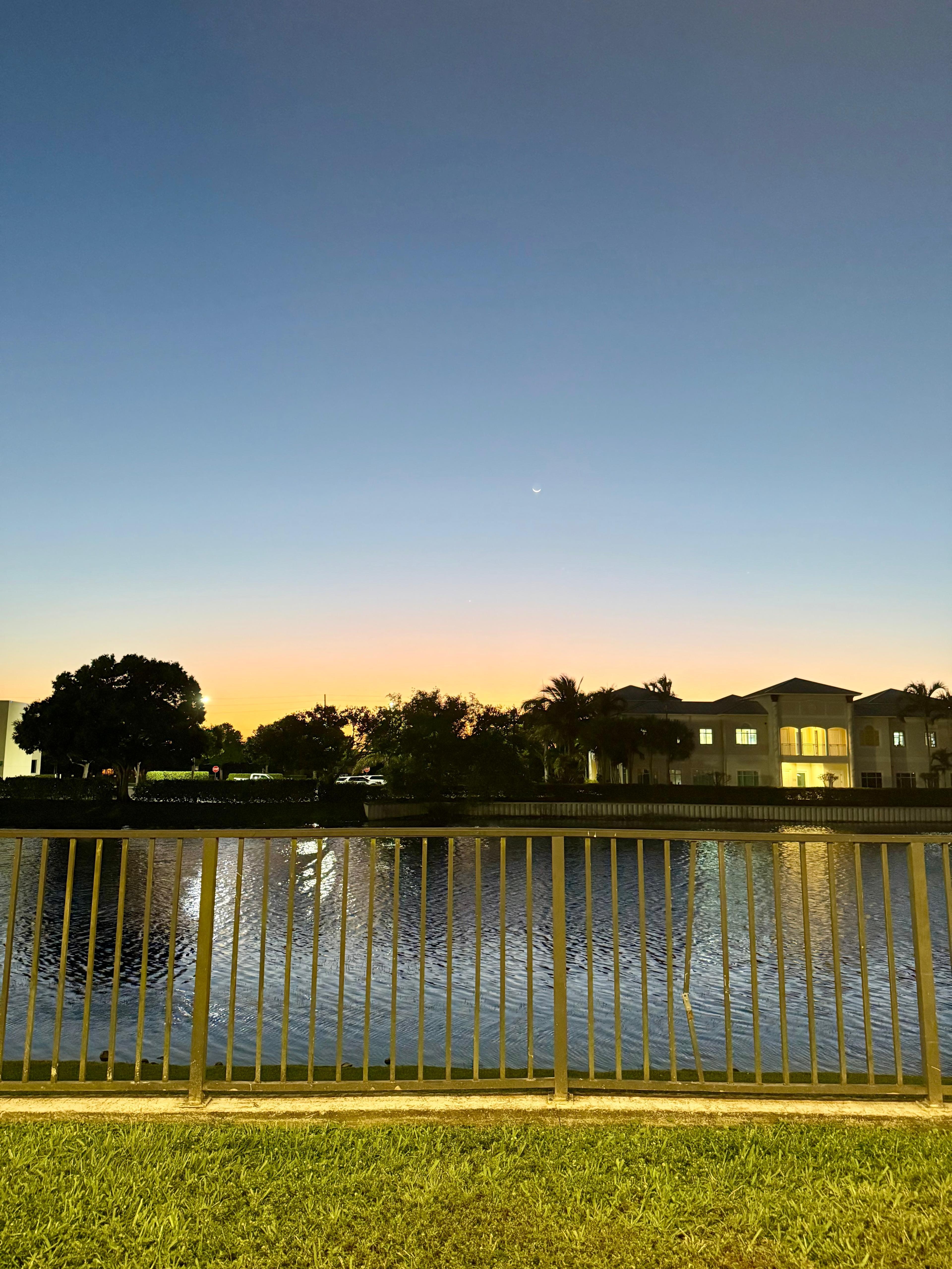 Lake view from the back of the room.