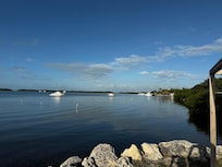 Great view from the pool and dock area at the Bayside Villas