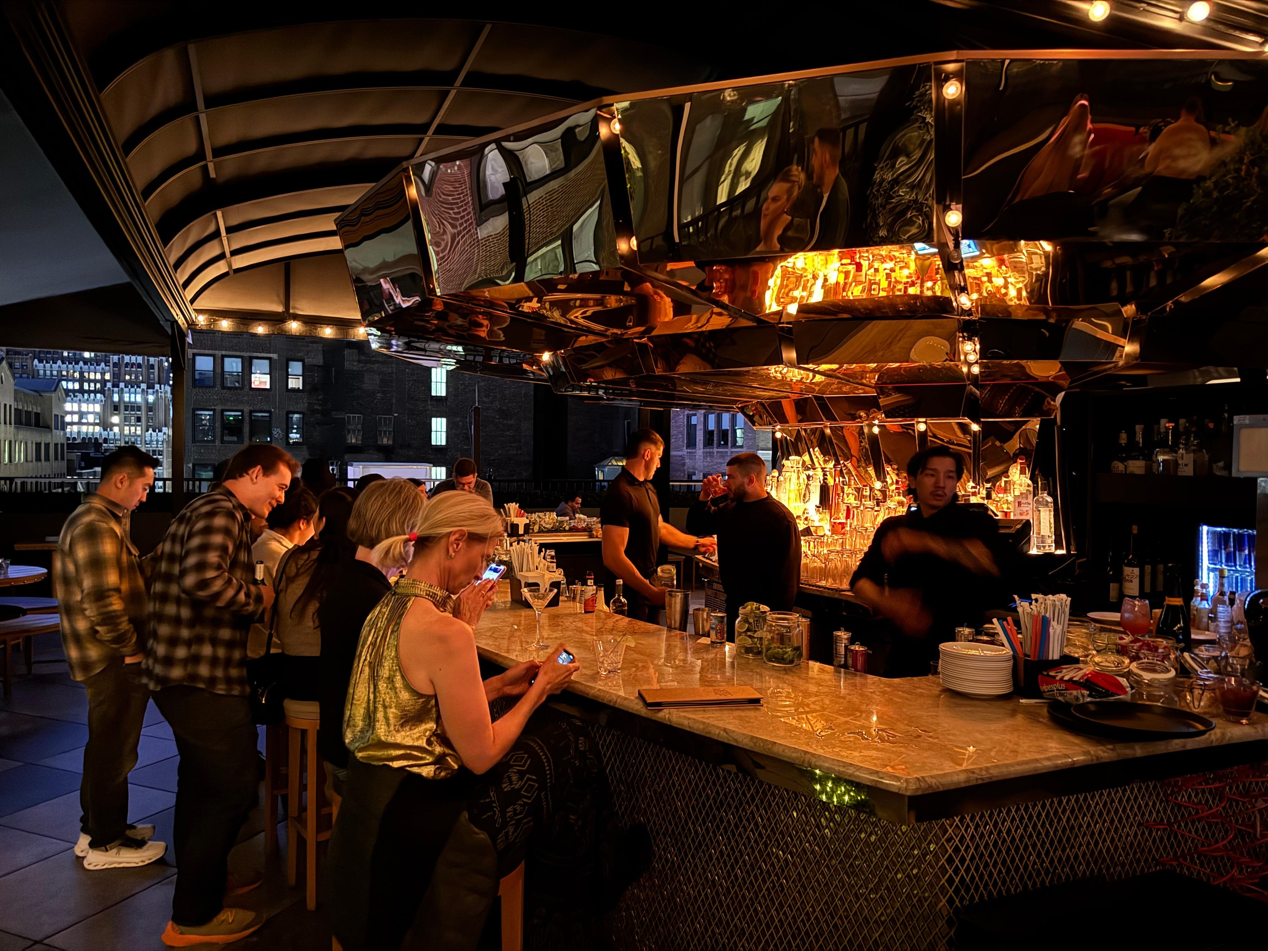 Rooftop bar