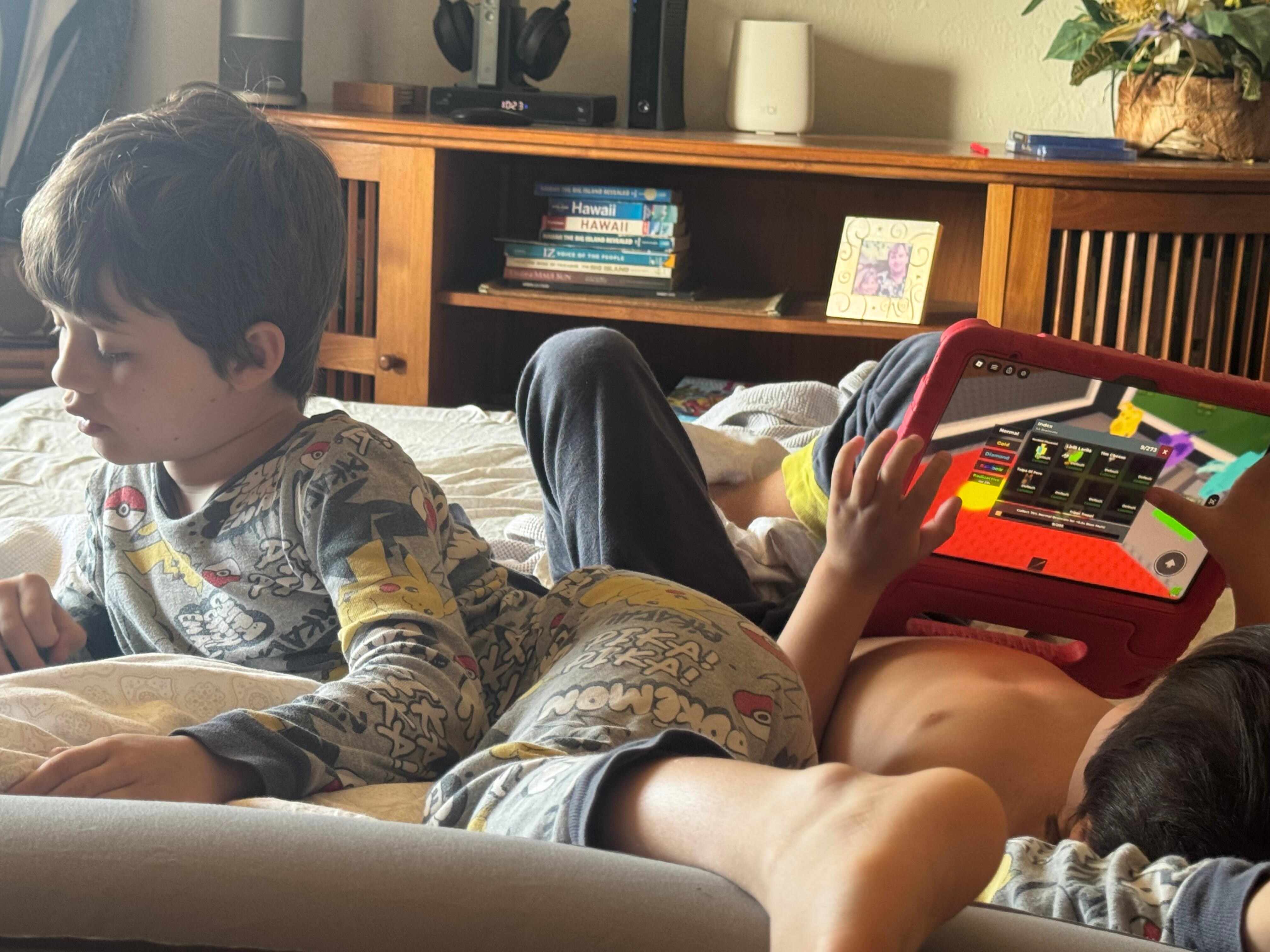 My Grandsons who live in Kona. 