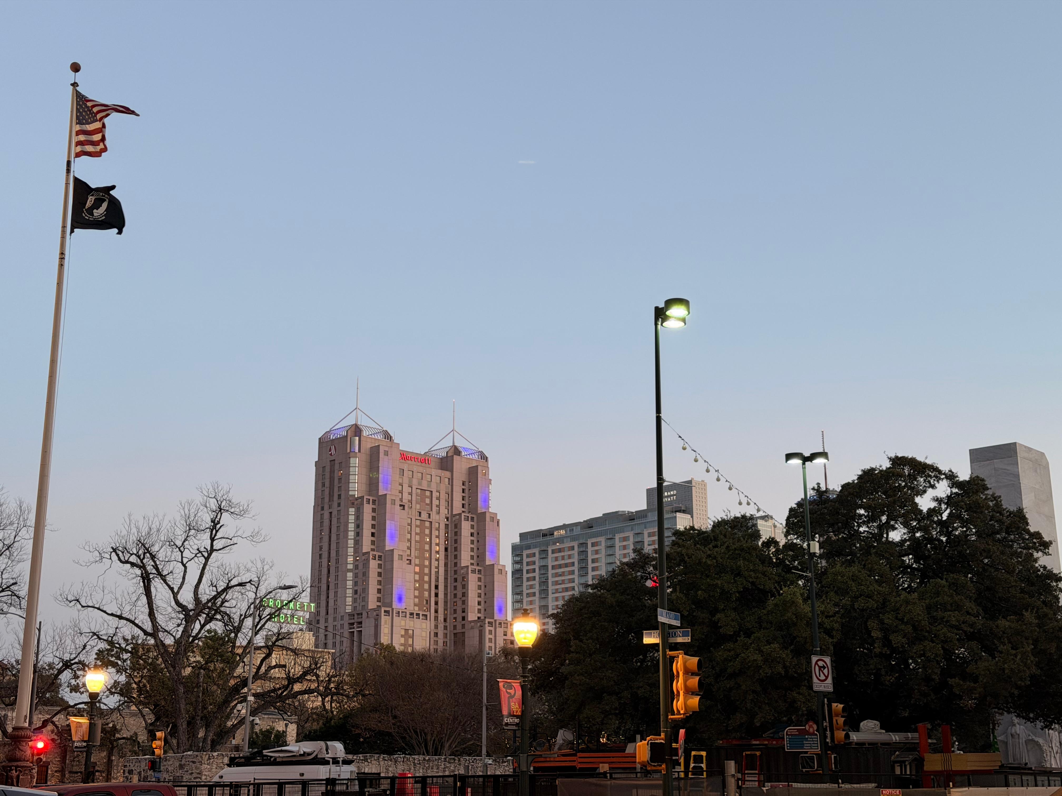 View of the Alamo and Grand Hyatt