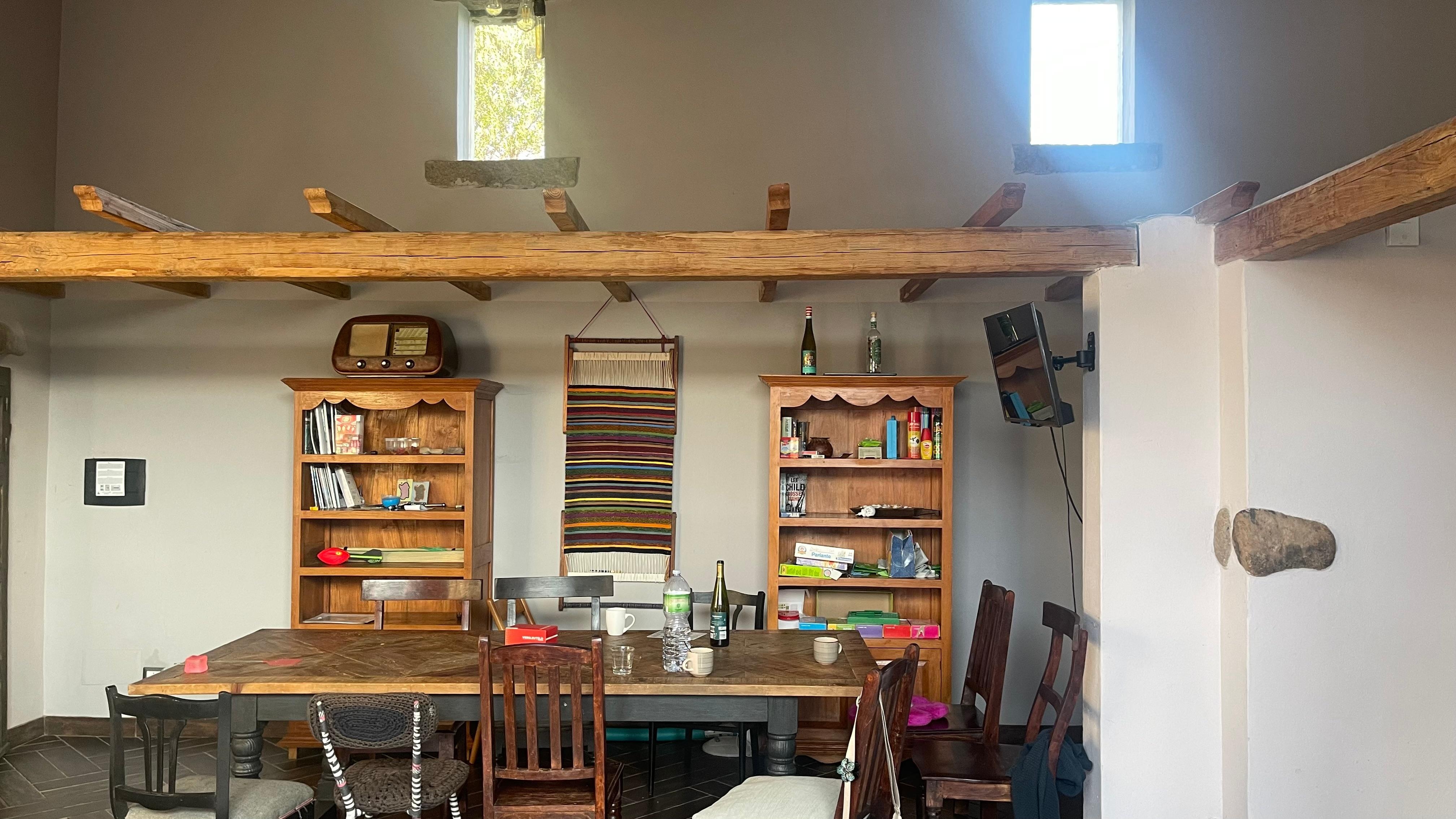 De gemeenschappelijke eetruimte