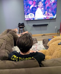 That Game room was great for watching some of our favorites. Now we need a much bigger TV. Lol
