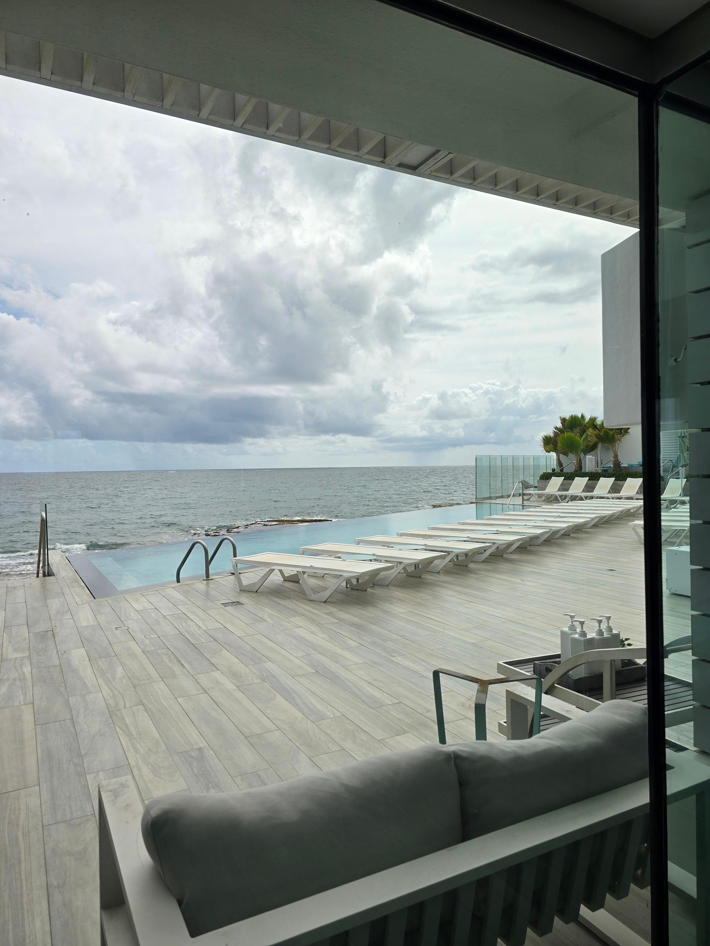 A magical view from the pool