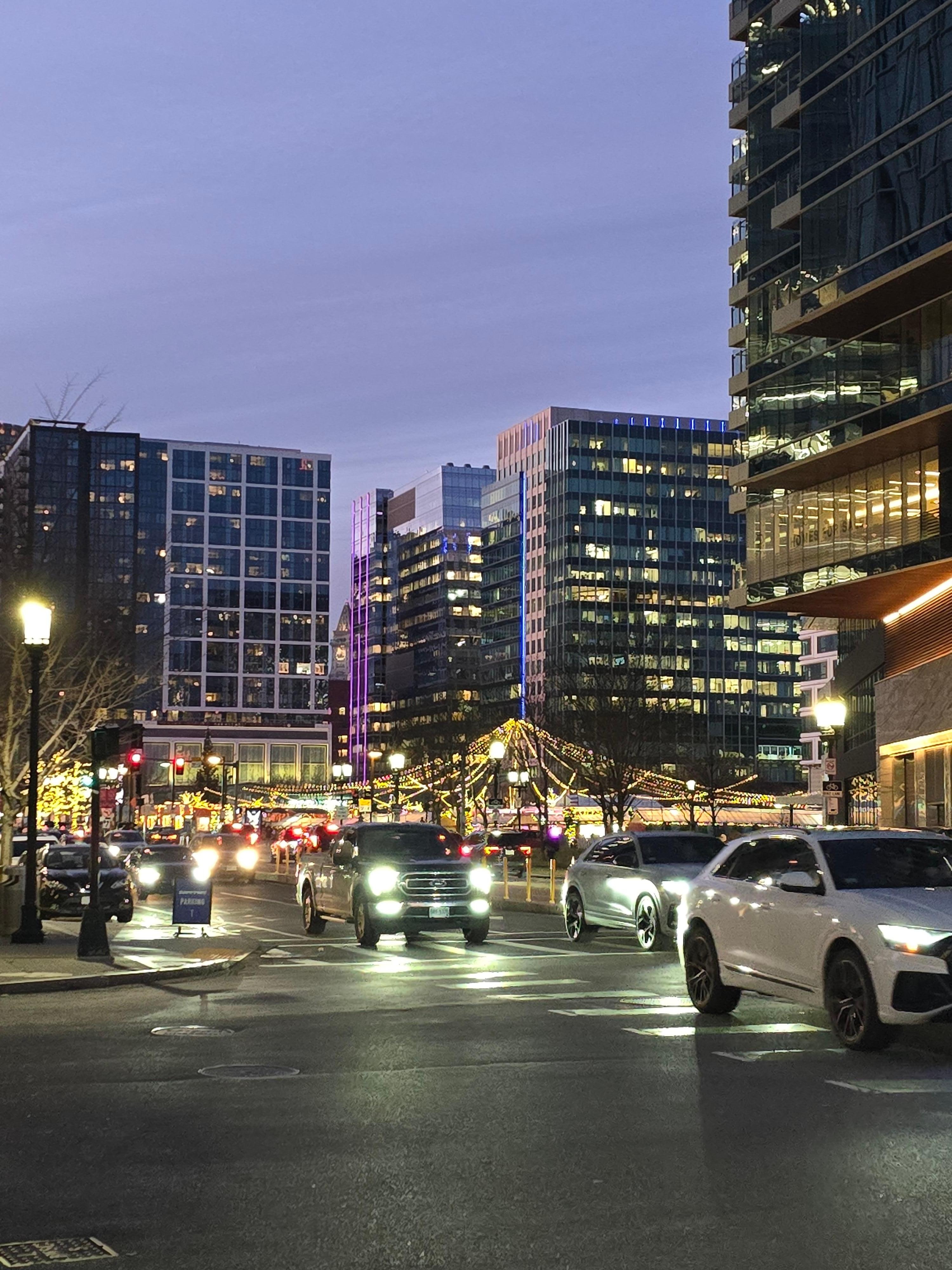 Downtown Boston view