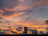 Beautiful sunset. Not enhanced photo.