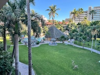 We brought our inflatable paddle boards and there was plenty of space to keep them on the spacious patio.