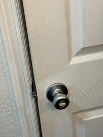 This door frame was so dirty the picture doesn’t do it justice