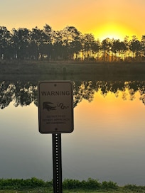 Sunrise from the walking trail around the hotel