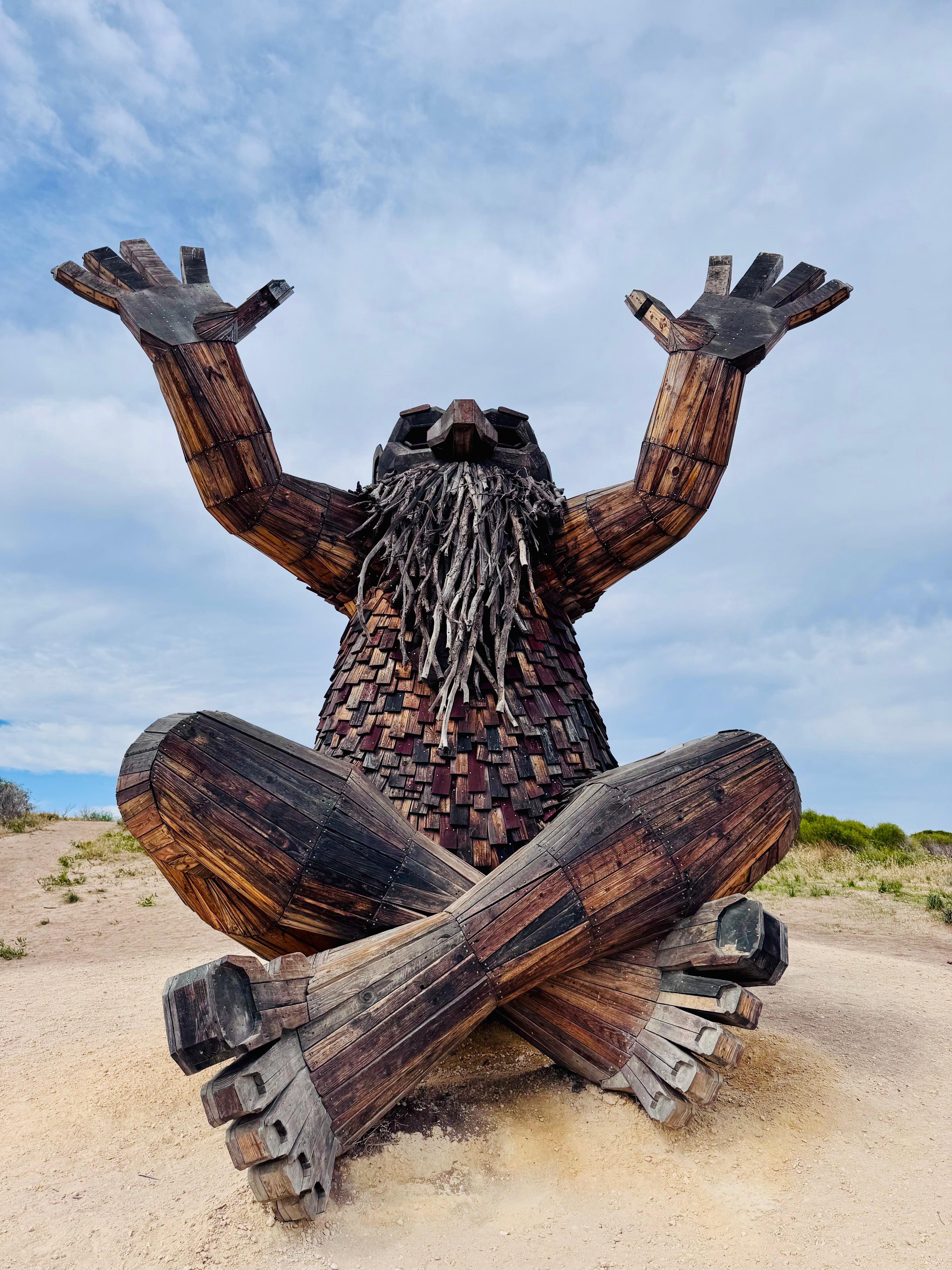 One of the giants is a nice stroll away