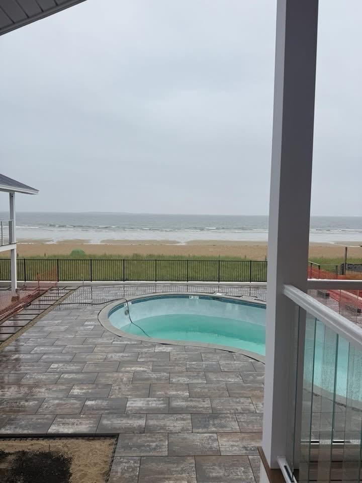 Looking from our room.