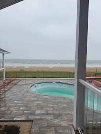 Looking from our room.