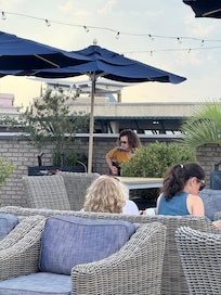 Happy hour on the rooftop