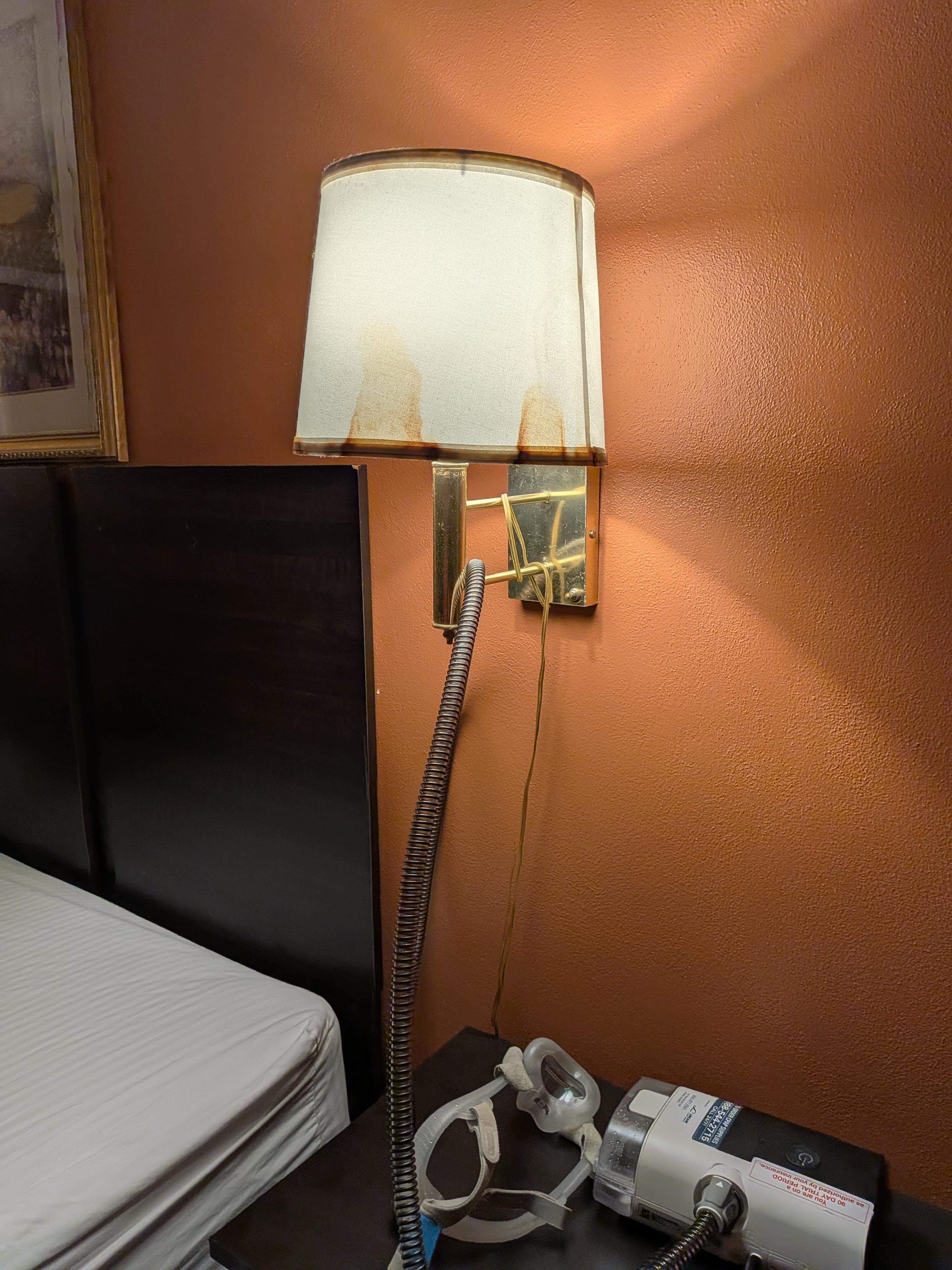 stained/damaged lamps & lampshades