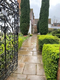 Through the garden gate