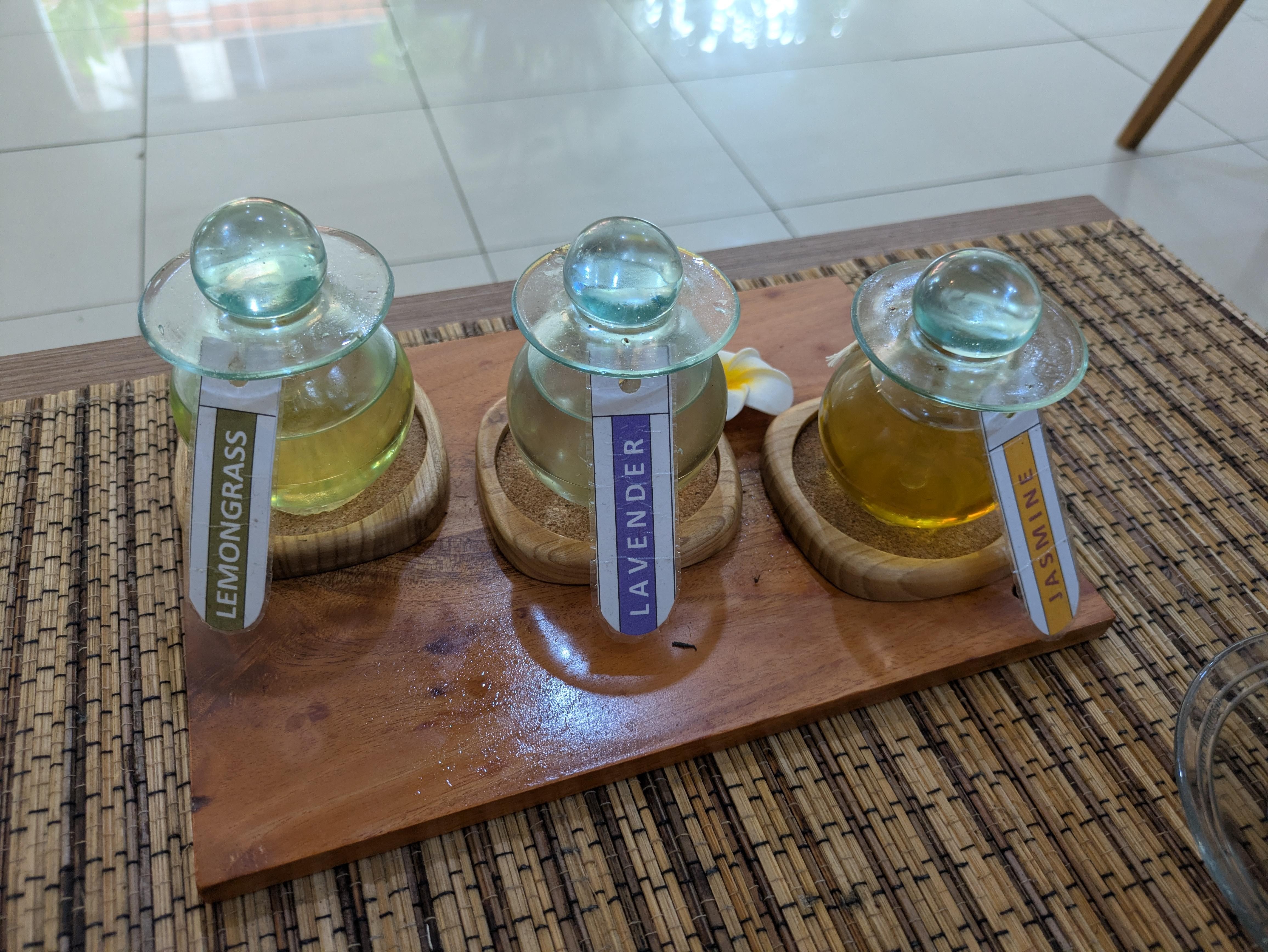 スパの後のお茶