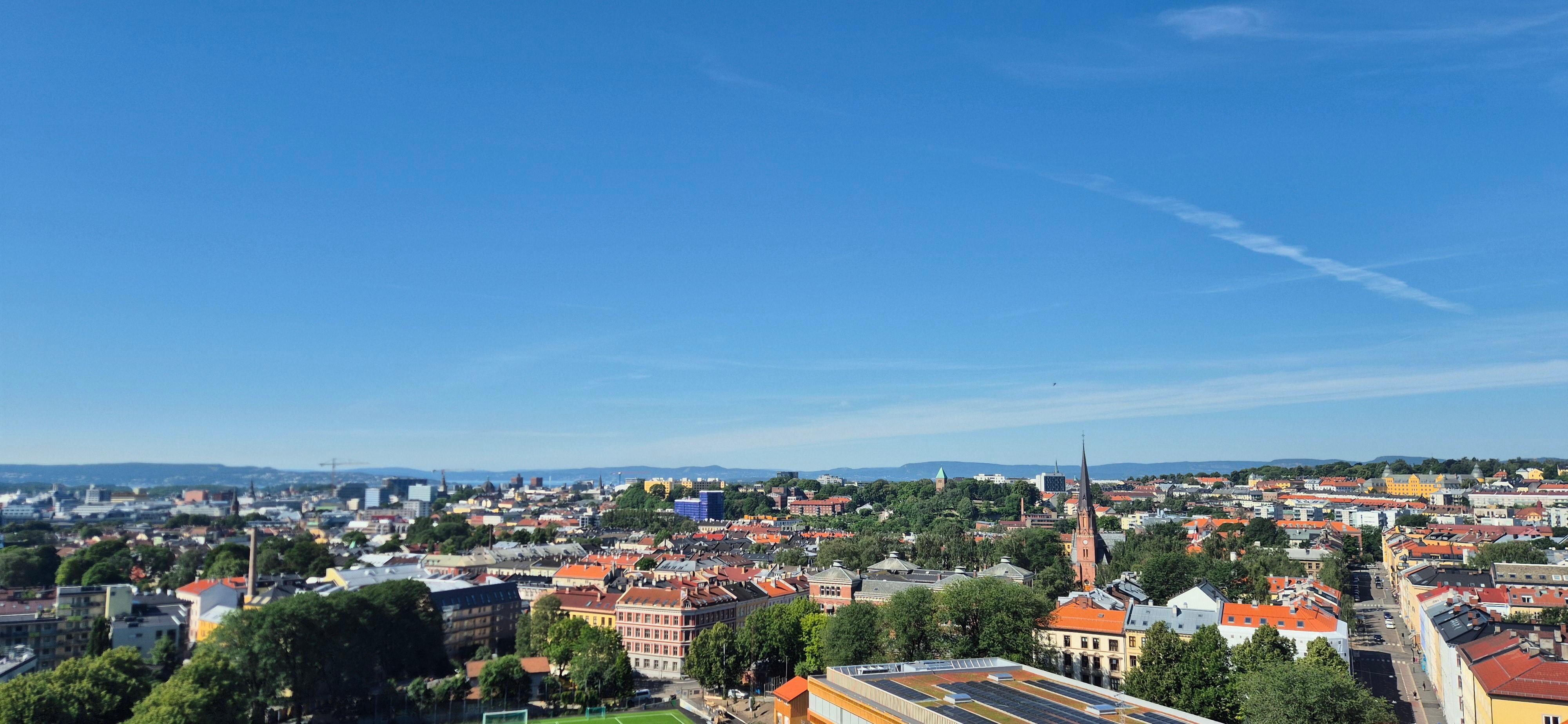 City skyline view.