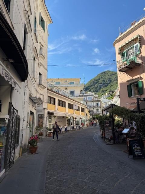 Street in front of apartment