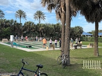 Pool and shuffle board across the street.