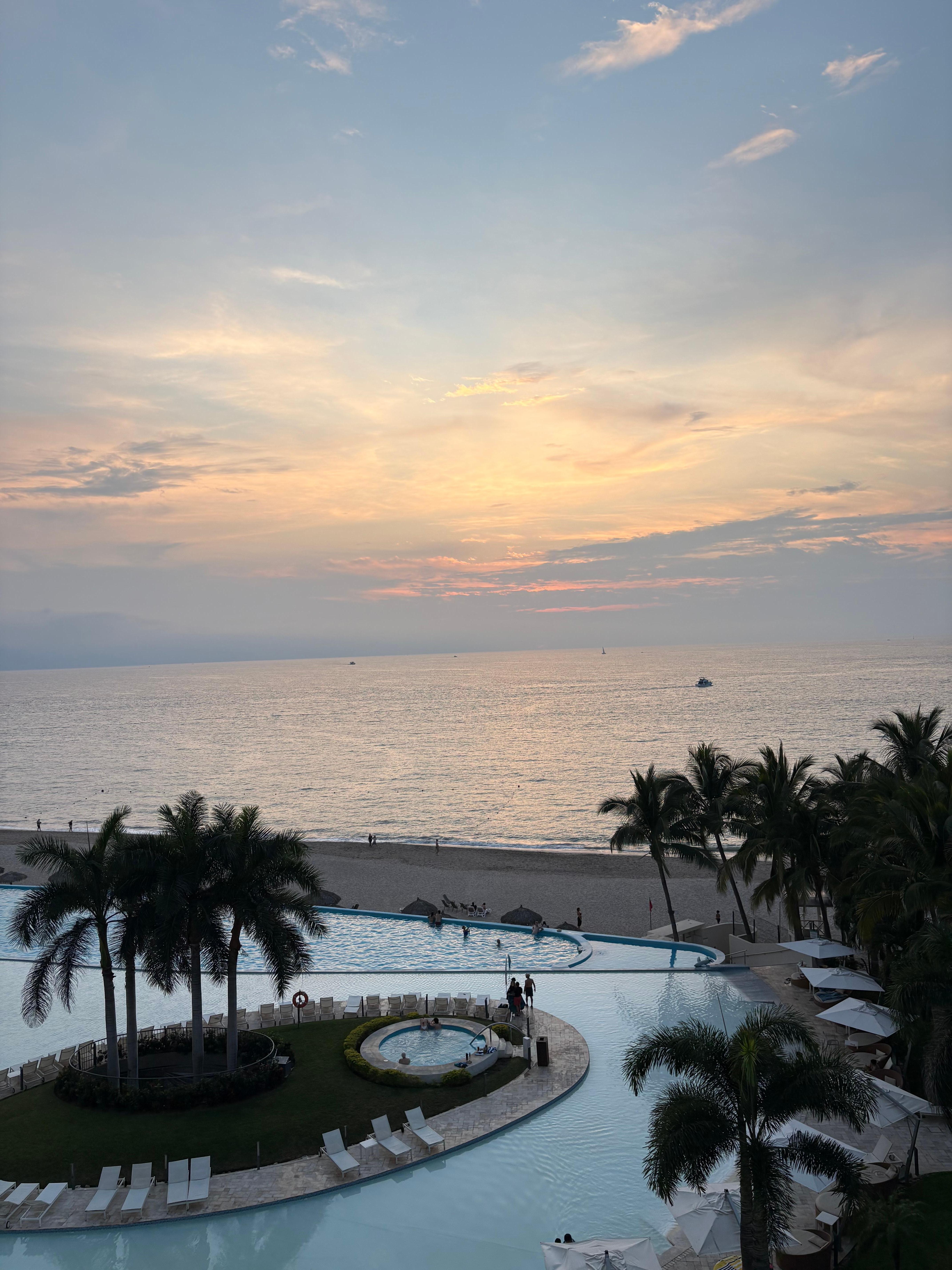 View from the balcony 