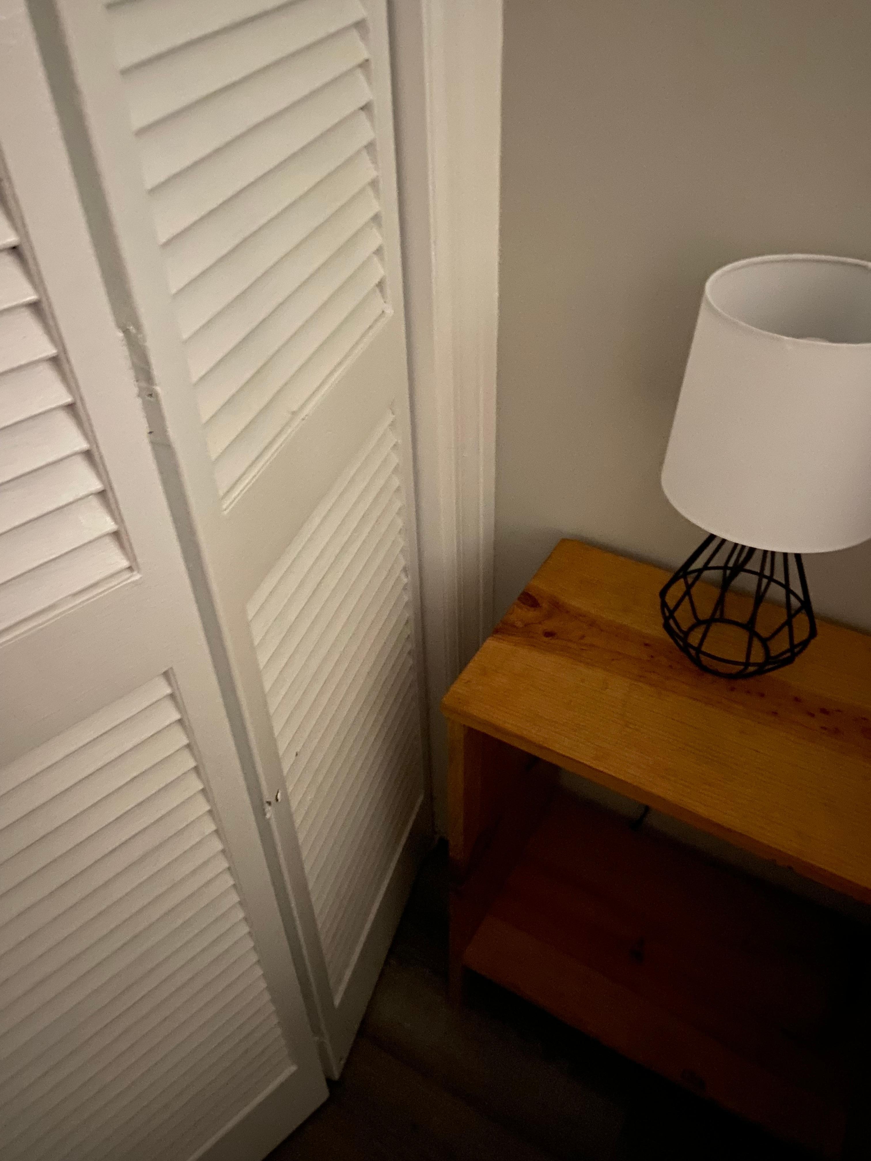 A closet u have to move furniture to use