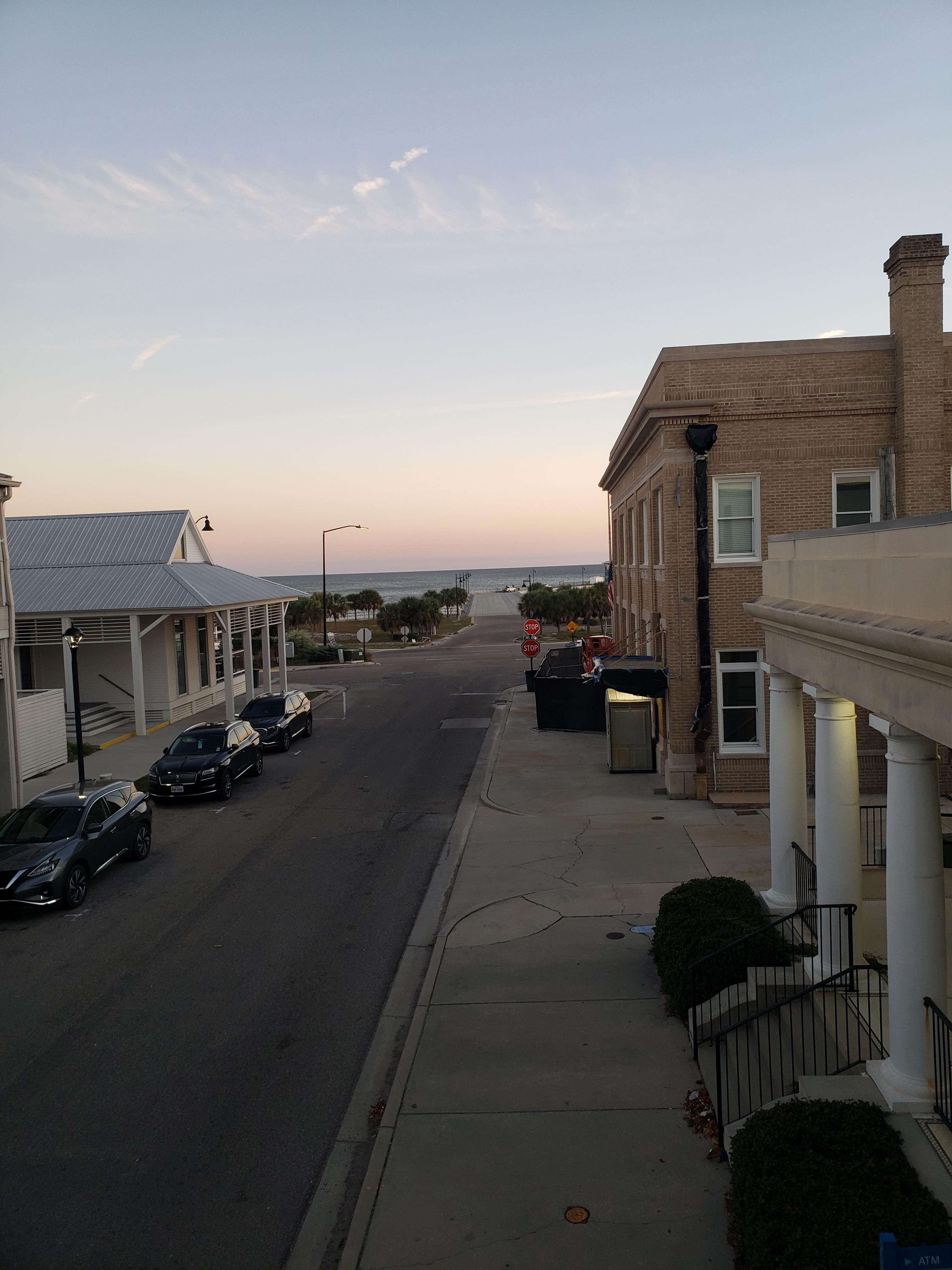 View from the balcony.