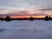 Gorgeous sunrise view out the front window