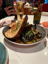 Muscles appetizer at Tash