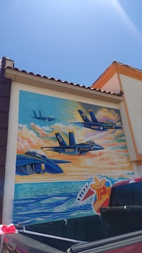 Blue Angles Mural