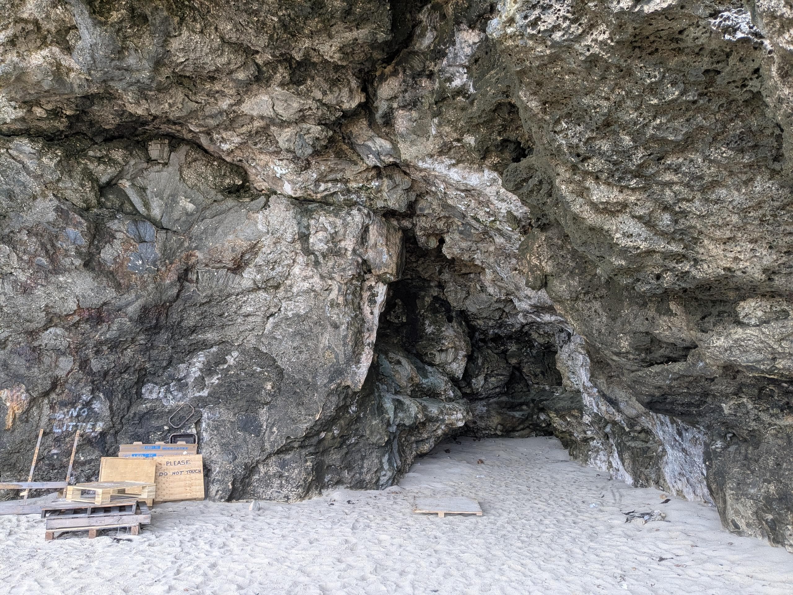 Bottom Bay beach/cave