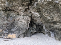 Bottom Bay beach/cave