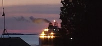 Freighter from dining room window