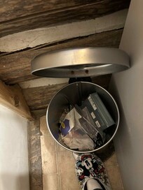 someone else's garbage they lovingly left for us.