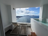 Our own heated pool in our balcony.