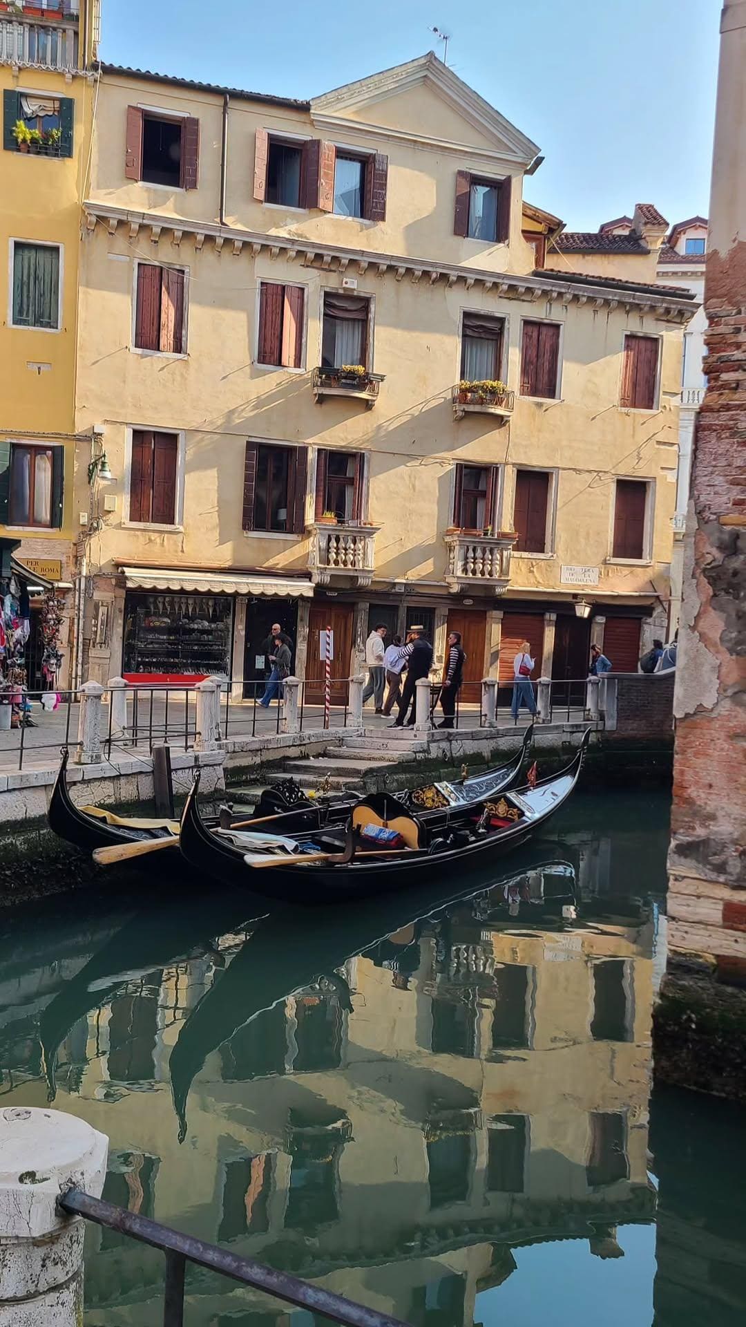 The view from the balcony window of the common room.
