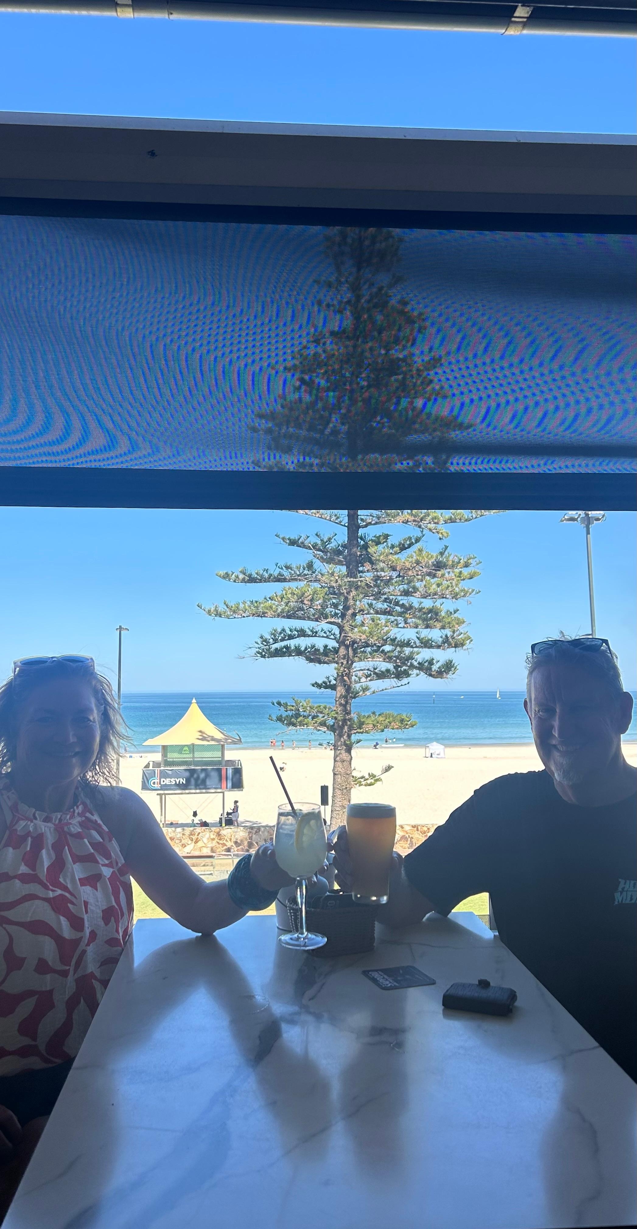 Chillaxing at local surf club