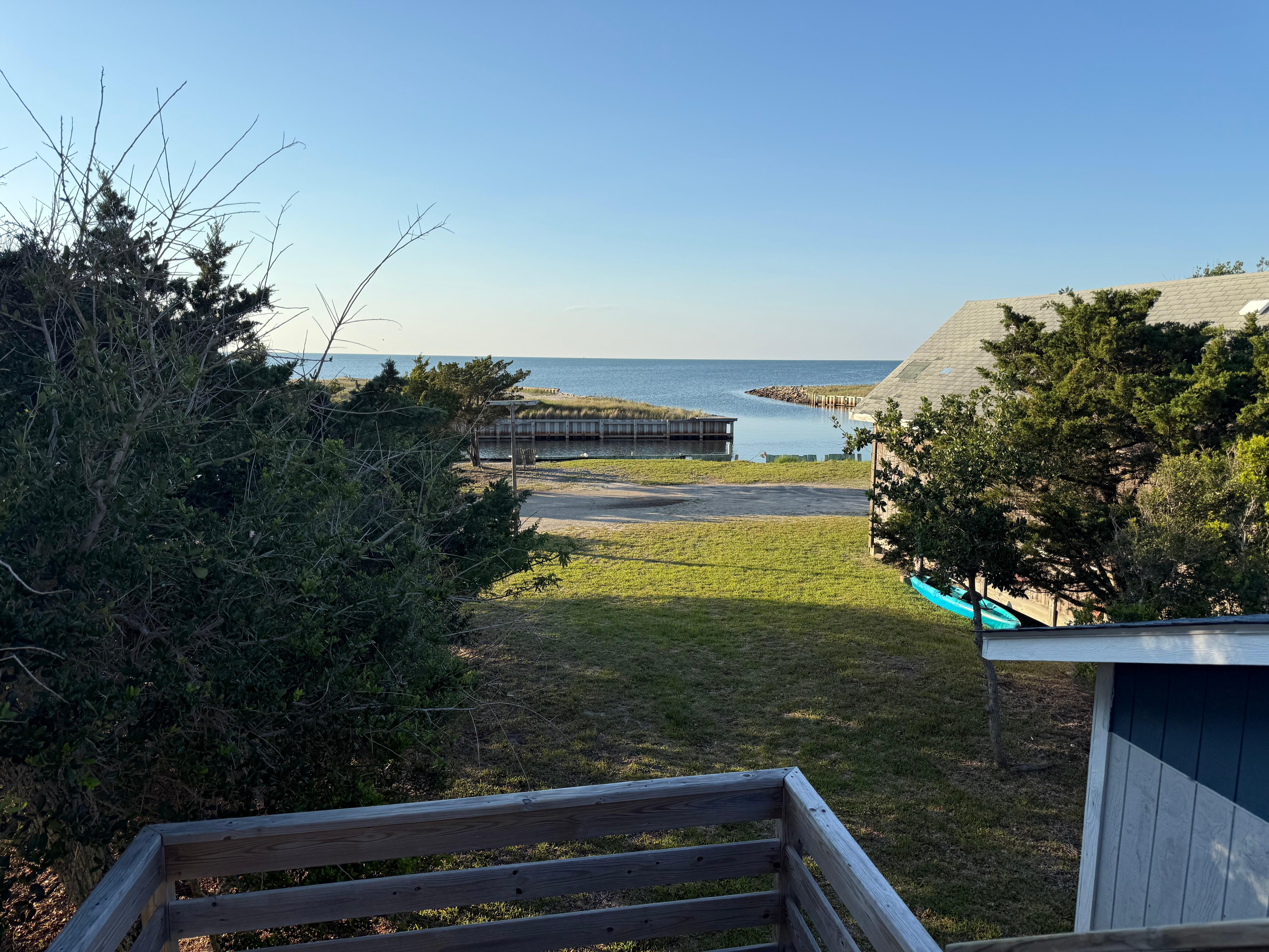 View of the sound from the patio