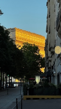 View from front of hotel