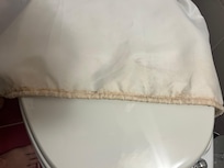 Moldy shower curtain