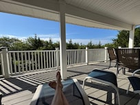 Daytime view from the deck.