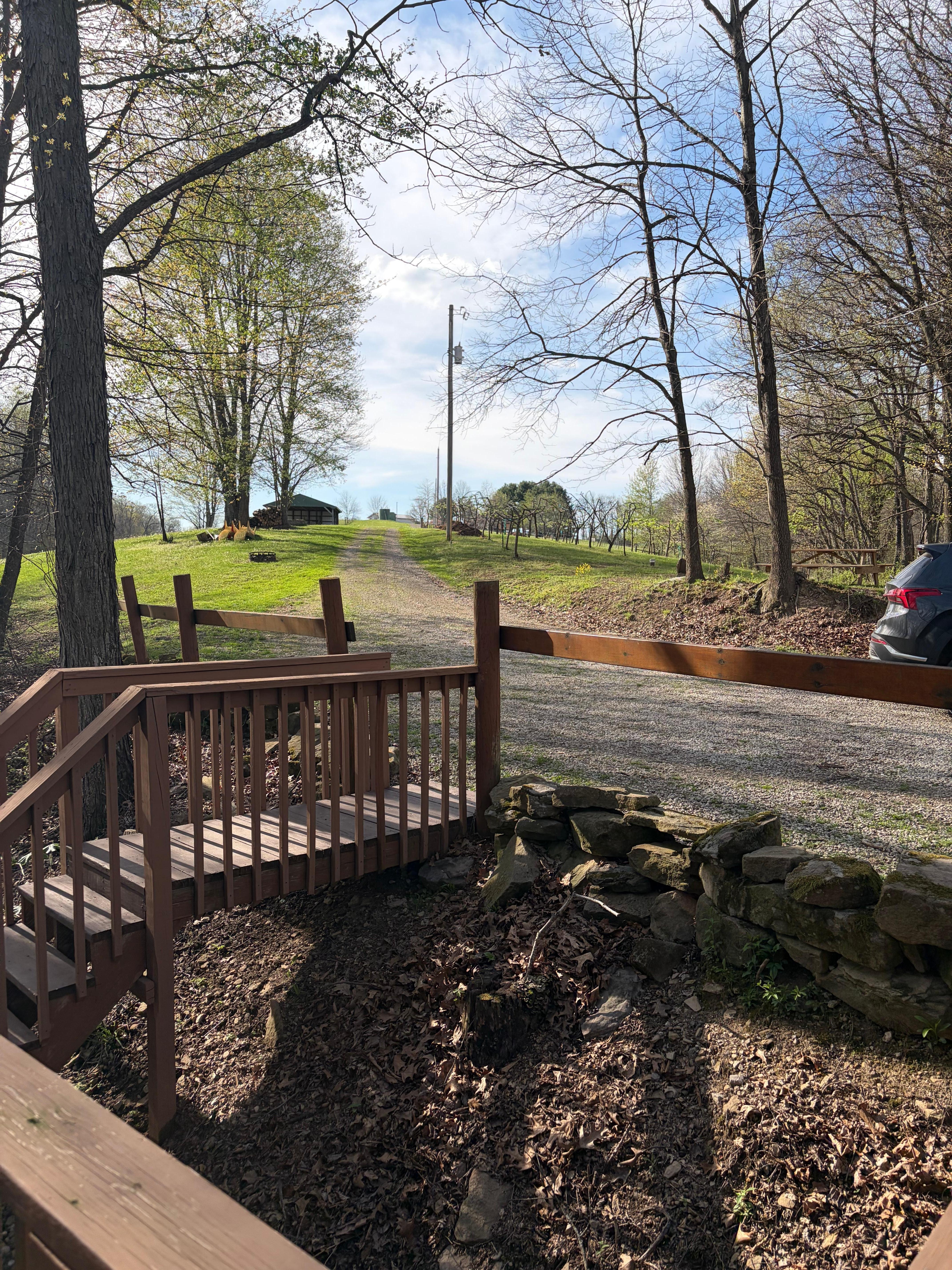 View from front deck 