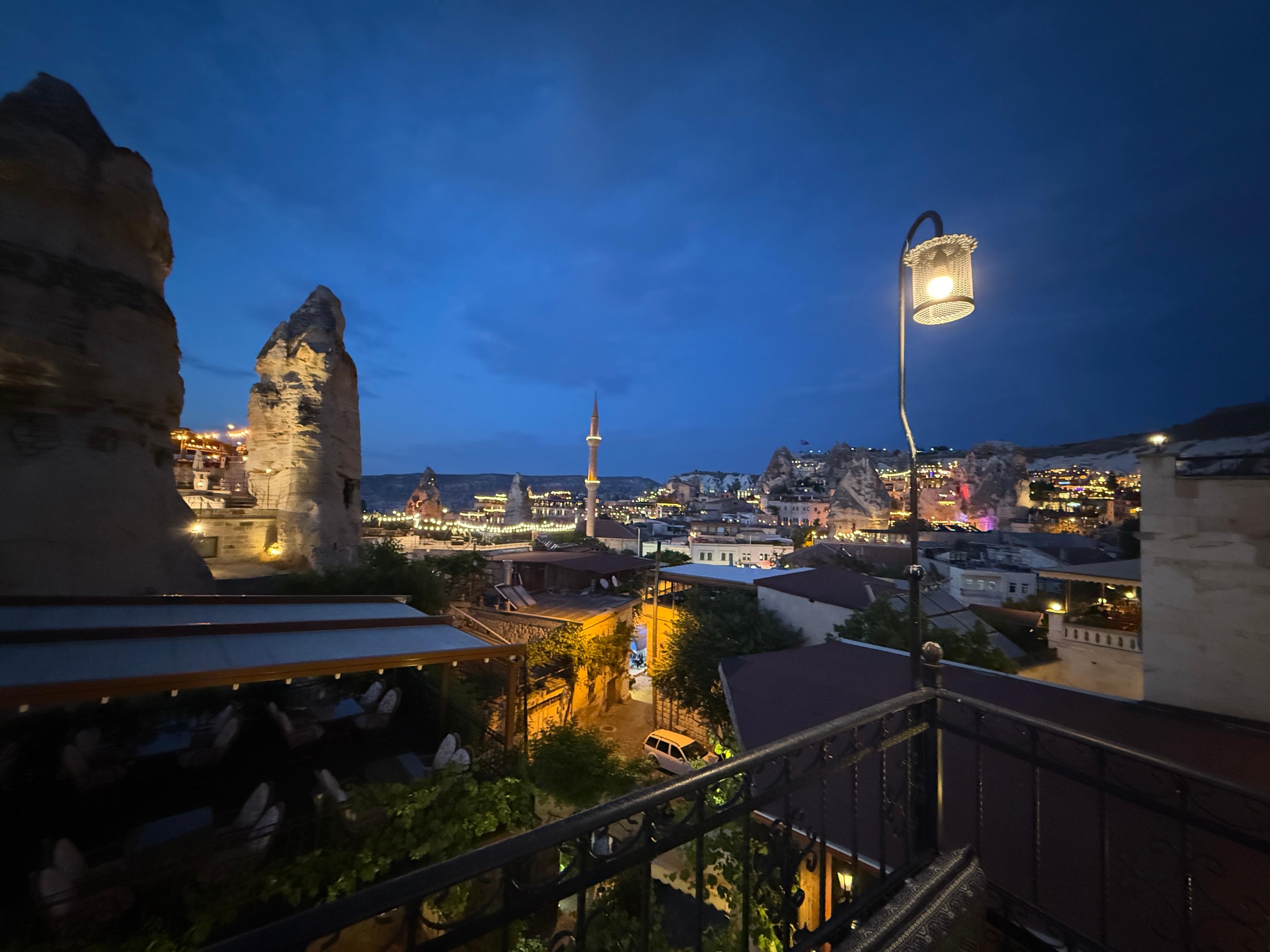 Night view from terrace
