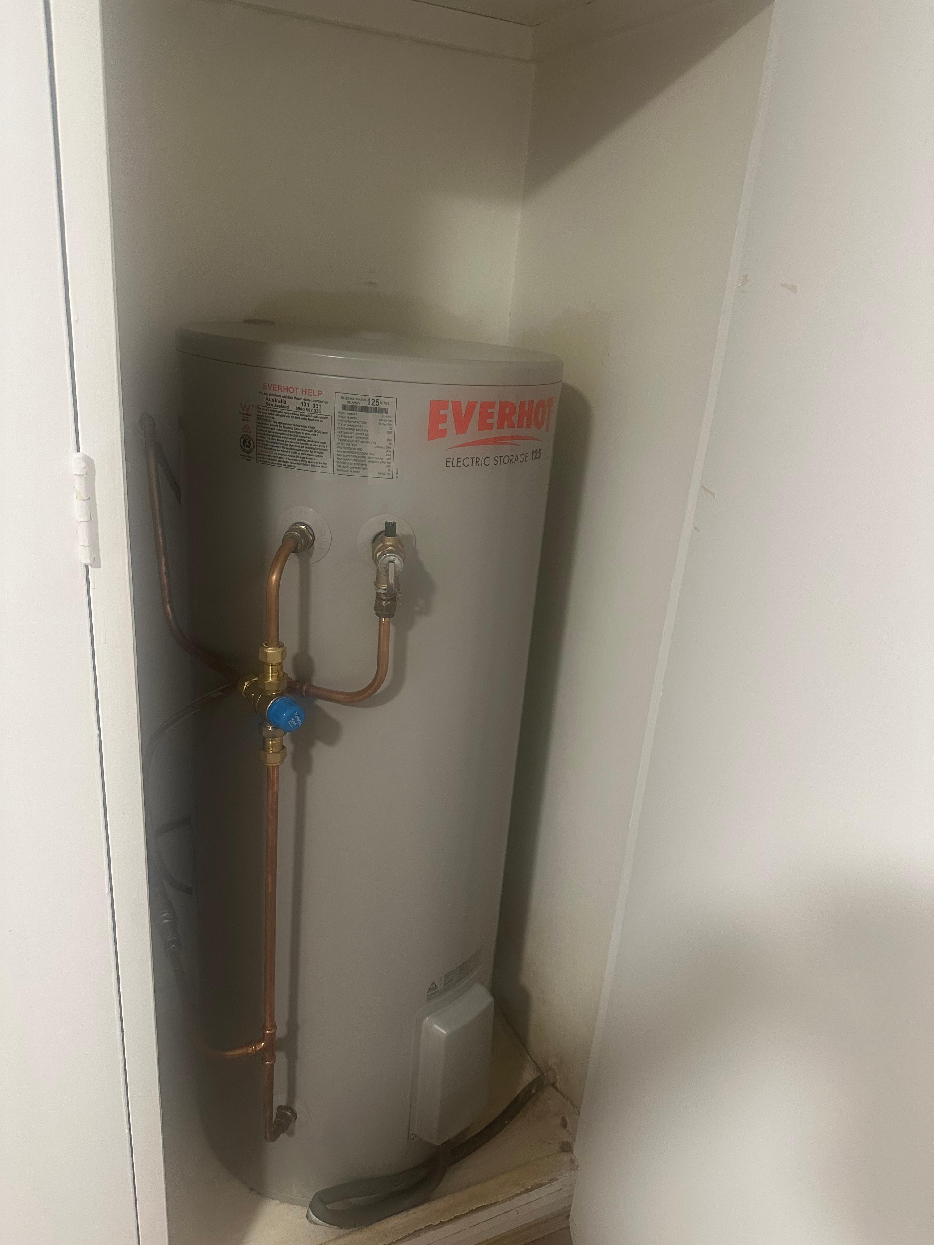 In the second bedroom wardrobe where people sleep 